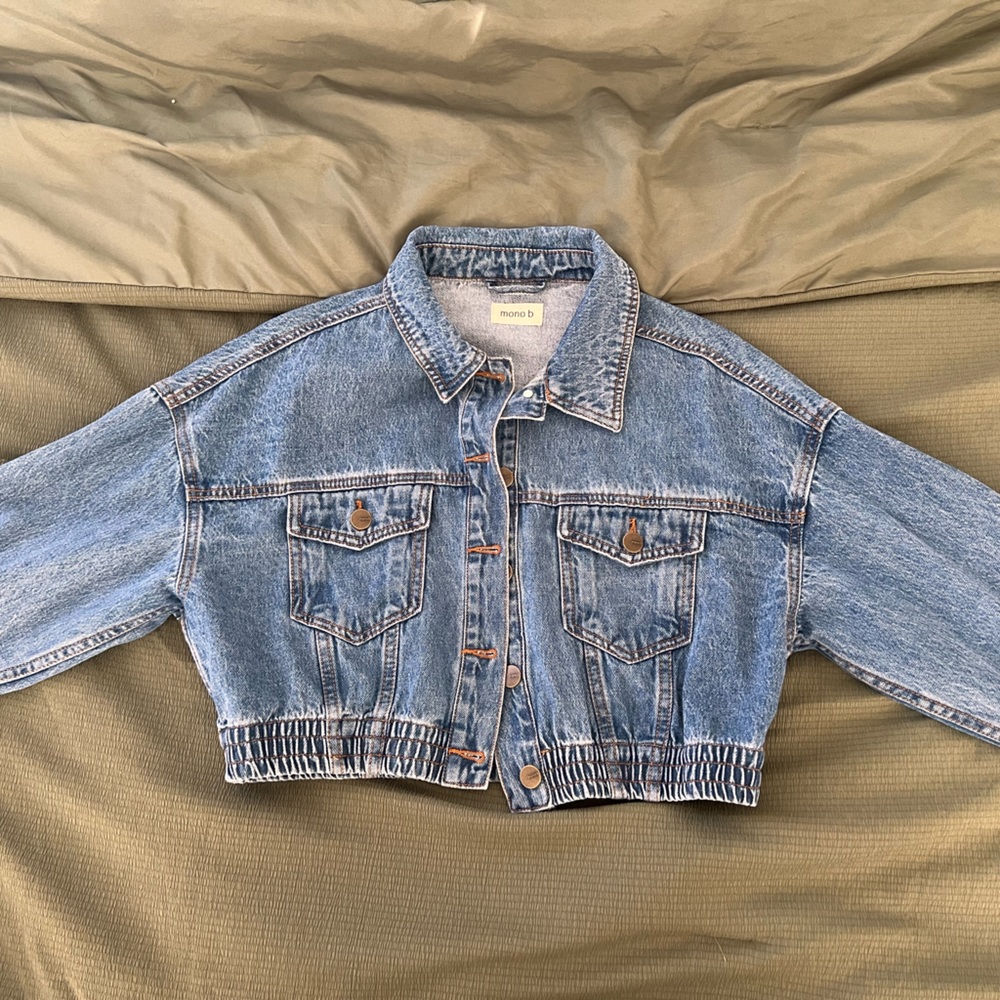 Crop top Jean jacket